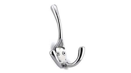 Richelieu T5611140: 4-1/2" Utility Triple Wall Hook - Polished Chrome