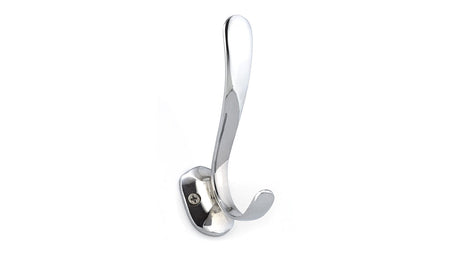 Richelieu T6210140: 4-9/16" Minimalist Double Wall Hook - Polished Chrome