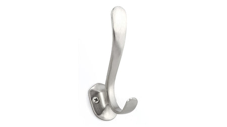 Richelieu T6210195: 4-9/16" Minimalist Double Wall Hook - Brushed Nickel