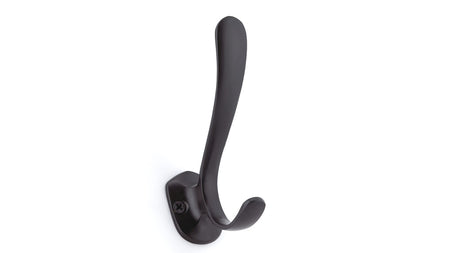 Richelieu T6210900: 4-9/16" Minimalist Double Wall Hook - Matte Black