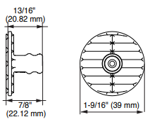 Sugatsune SL-M18: Fastmount Stratlock Clip - Male