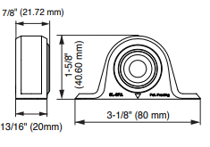 Sugatsune SL-SFA: Fastmount Stratlock Clip - Female