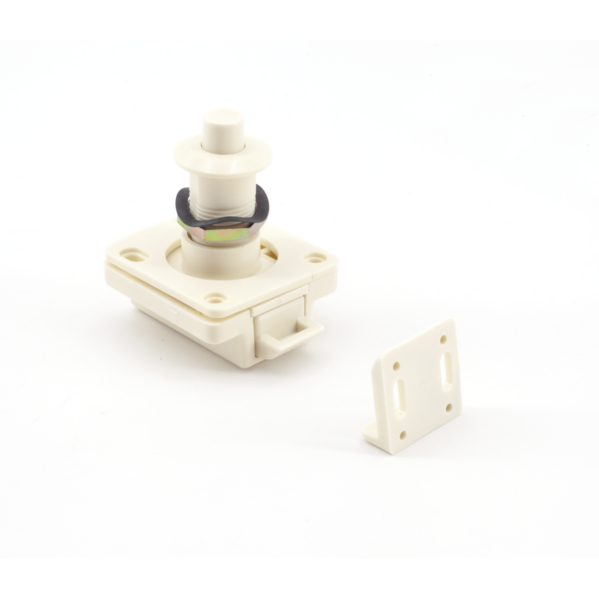 Sugatsune SL-B-251/IVY: Push Button Latch - Ivory