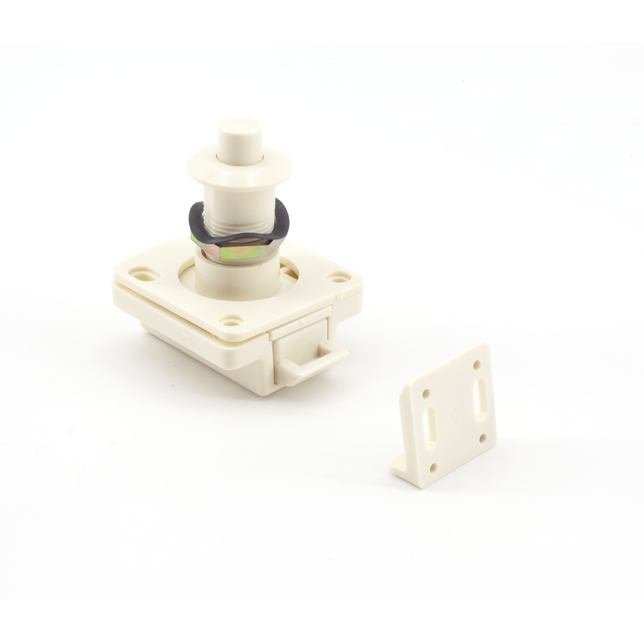 Sugatsune SL-B-251/IVY: Push Button Latch - Ivory