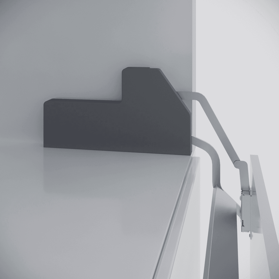 Sugatsune SLDL-5: Heavy-Duty Swing Down Stay for Doors from 6.6 to 11 lbs.