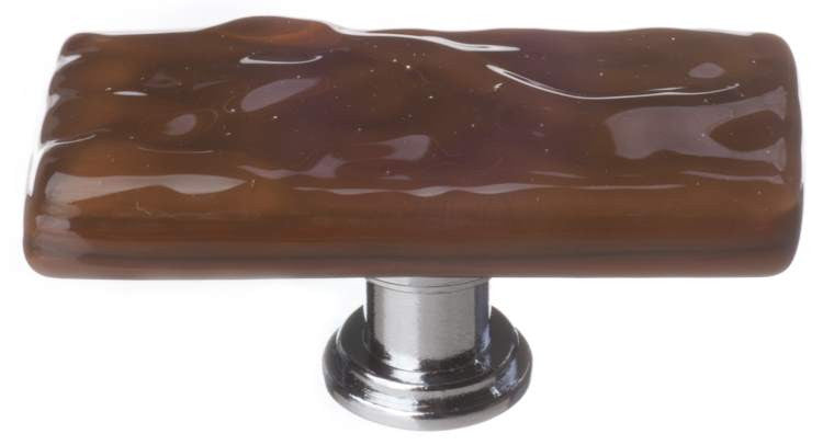 Sietto SLK-209: 2" Skinny Glacier Cabinet Knob - Woodland Brown
