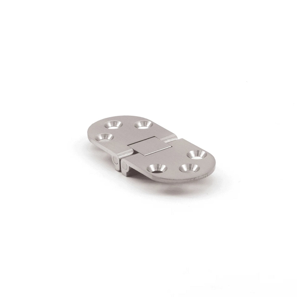 Sugatsune SMH-30/SN: 30mm Oval Tabletop Hinge - Satin Nickel