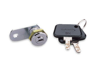Sugatsune SN-711-8: 22mm Sheet Metal Cam Lock - Polished Chrome