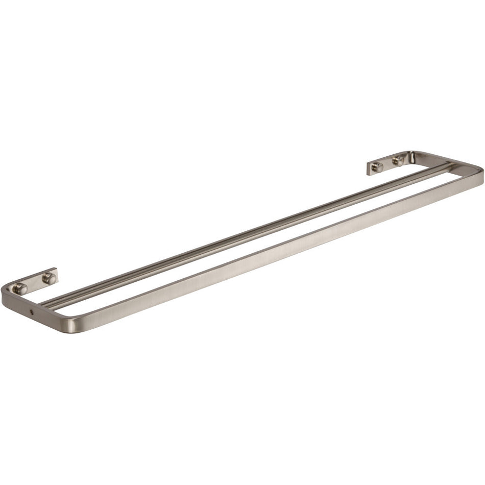 Atlas SODTB600-BRN: 21-1/2" cc Solange Double Towel Bar - Brushed Nickel