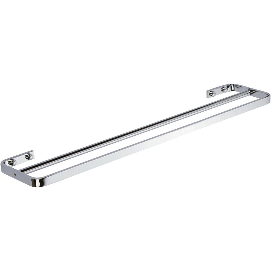 Atlas SODTB600-CH: 21-1/2" cc Solange Double Towel Bar - Polished Chrome