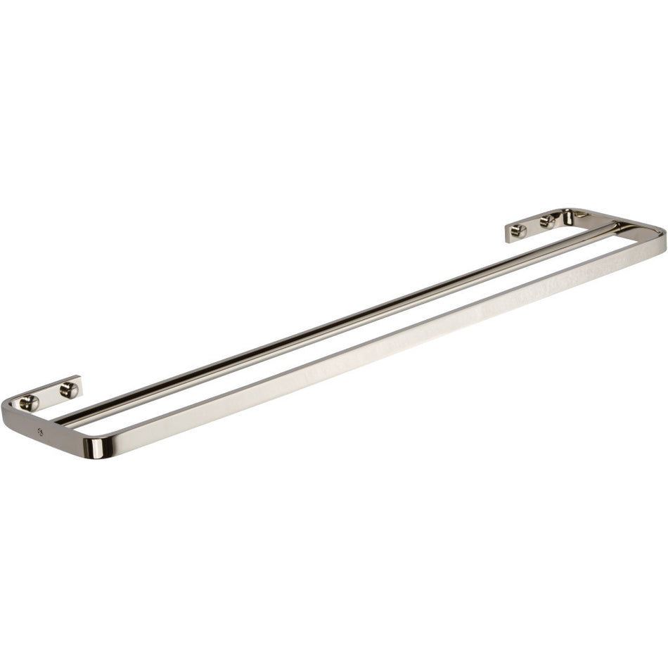Atlas SODTB600-PN: 21-1/2" cc Solange Double Towel Bar - Polished Nickel
