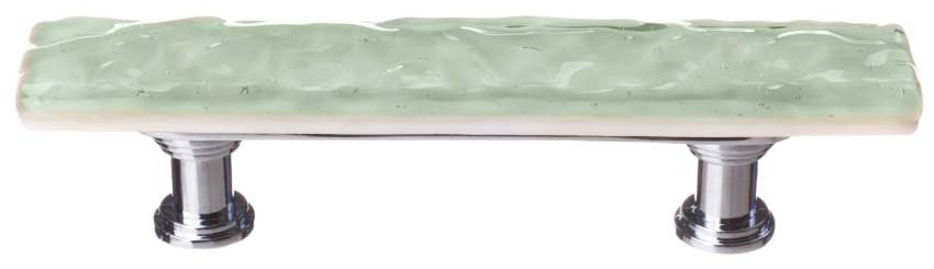 Sietto SP-201: 3" cc Skinny Glacier Cabinet Pull - Spruce Green