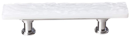 Sietto SP-212: 3" cc Skinny Glacier Cabinet Pull - White