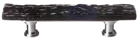 Sietto SP-213: 3" cc Skinny Glacier Cabinet Pull - Black