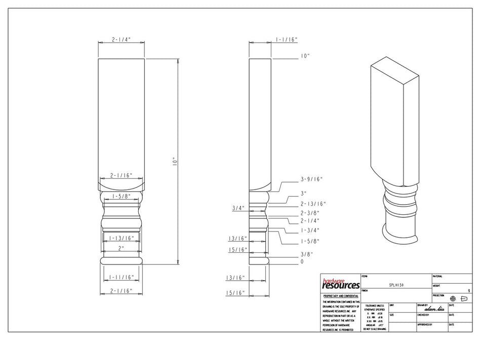 Specification Drawing