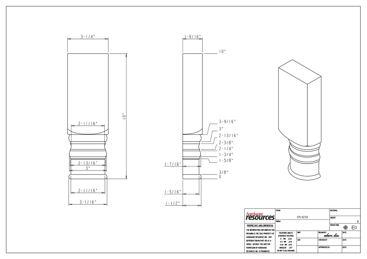 Specification Drawing