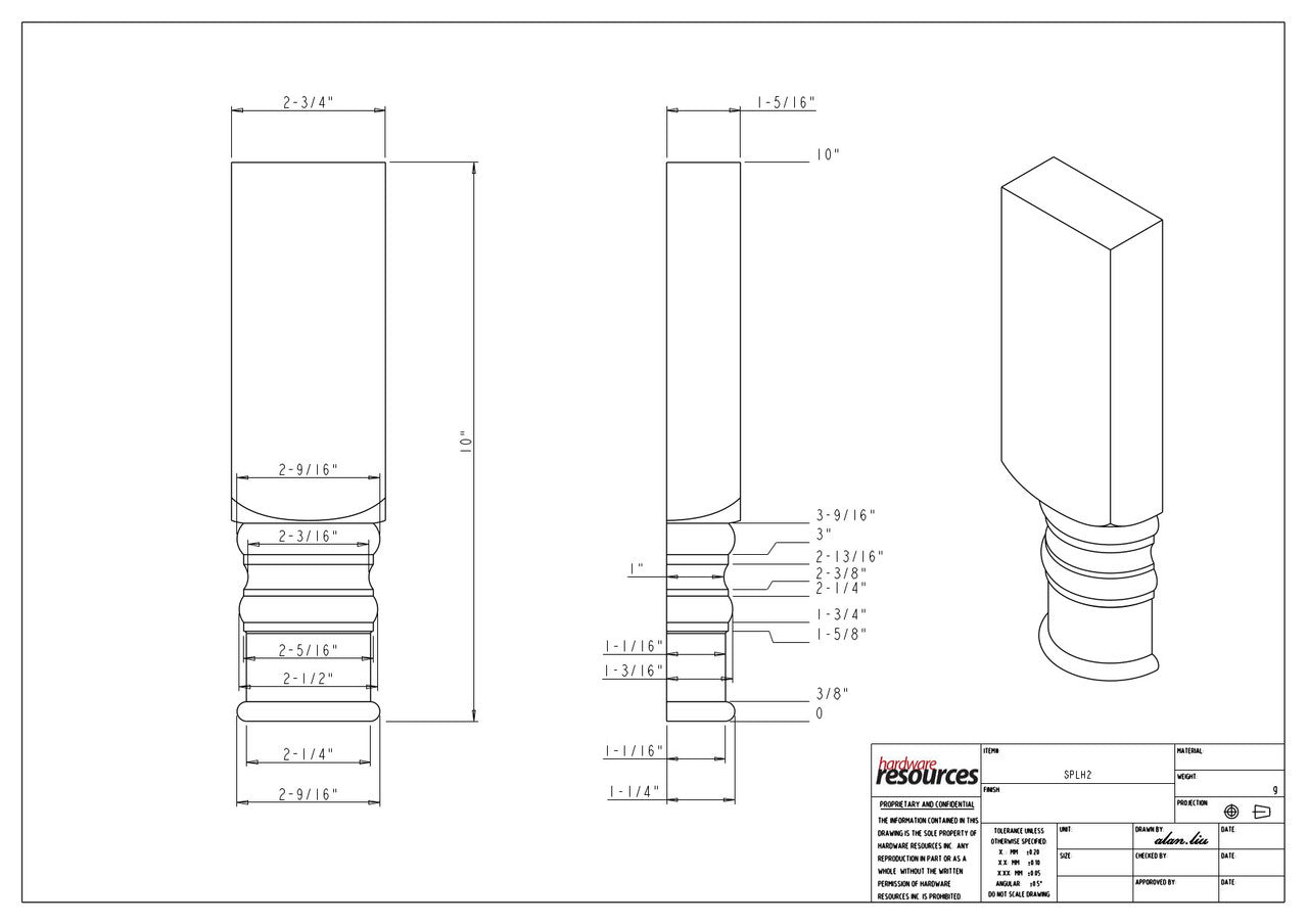 Specification Drawing