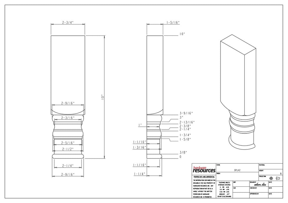 Specification Drawing