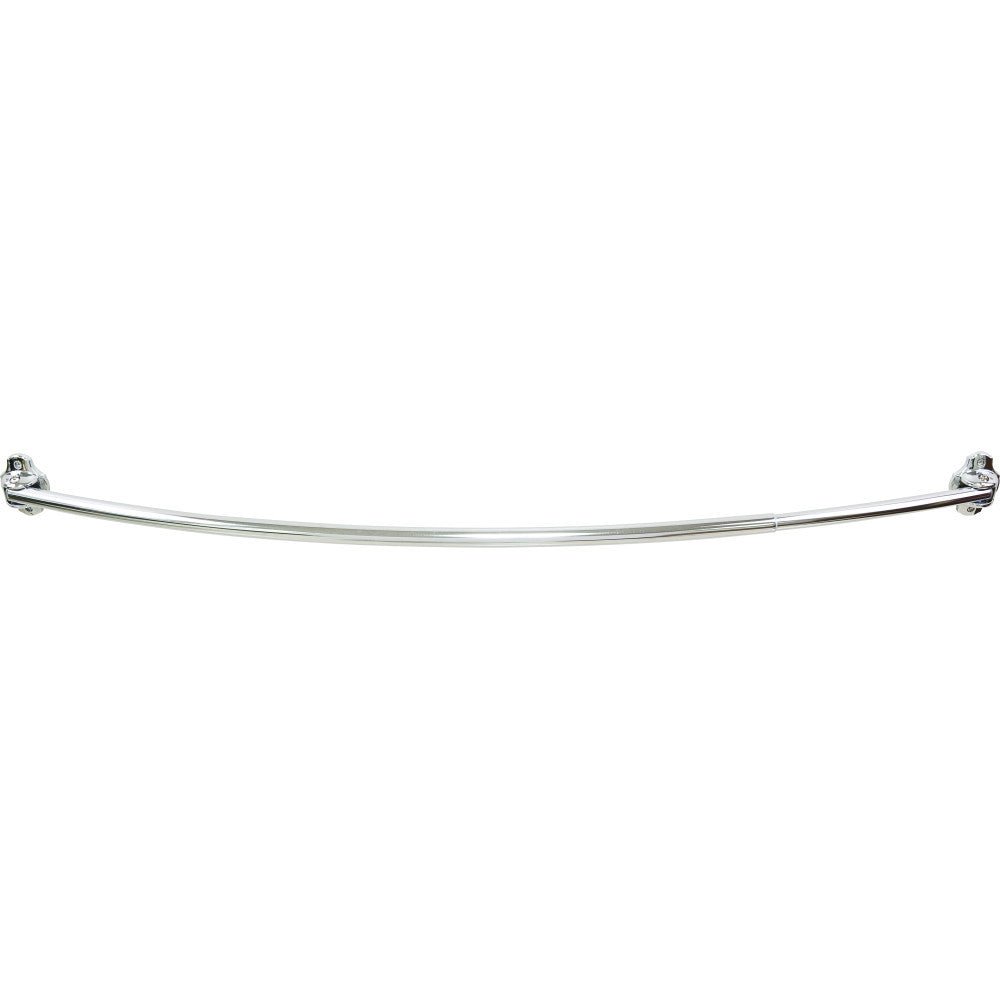 Elements SR02-PC-R: Adjustable Curved Shower Rod - Polished Chrome