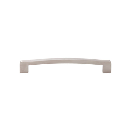 Top Knobs SS108: 7-9/16" cc Bar Cabinet Pull - Stainless Steel