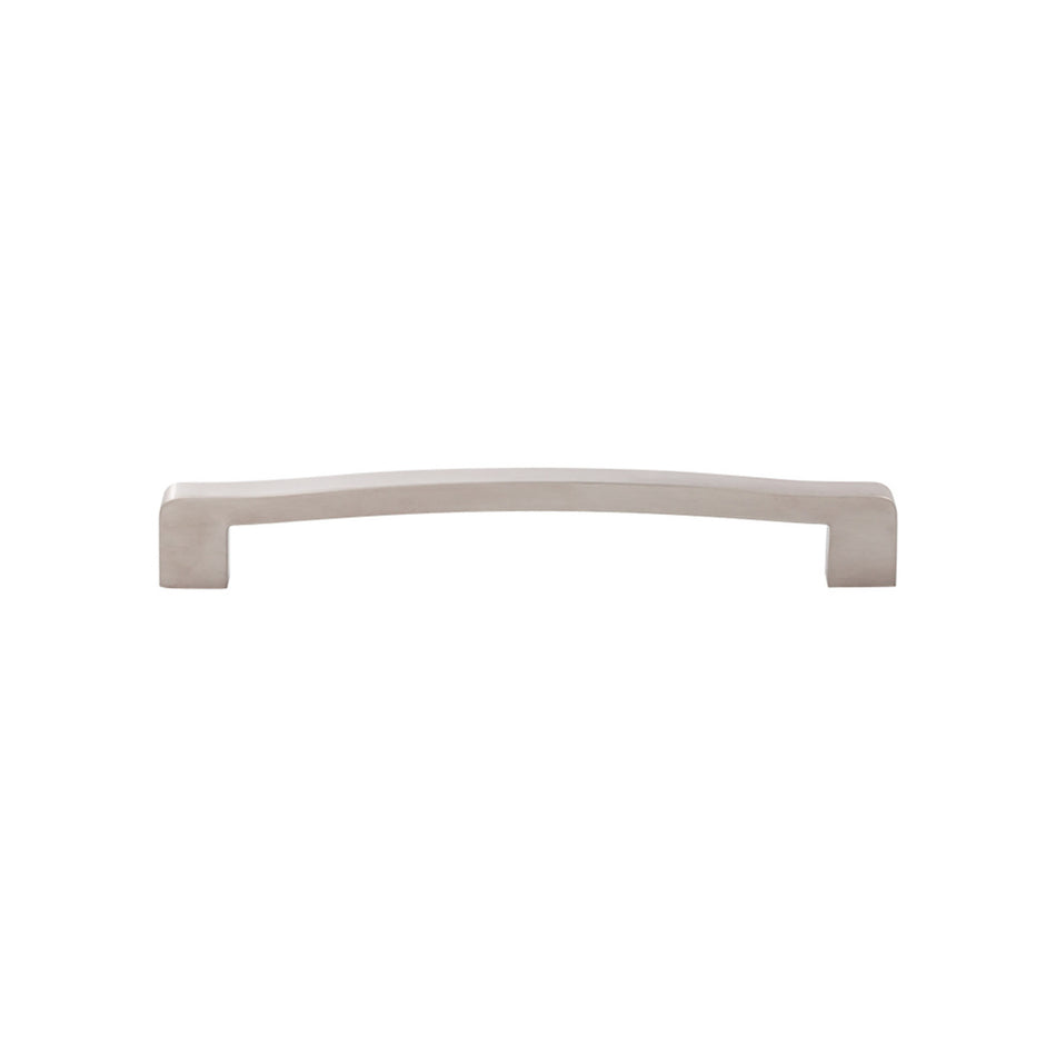 Top Knobs SS108: 7-9/16" cc Bar Cabinet Pull - Stainless Steel
