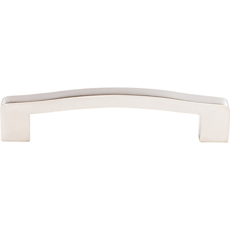 Top Knobs SS109: 5-1/16" cc Bar Cabinet Pull - Polished Stainless Steel