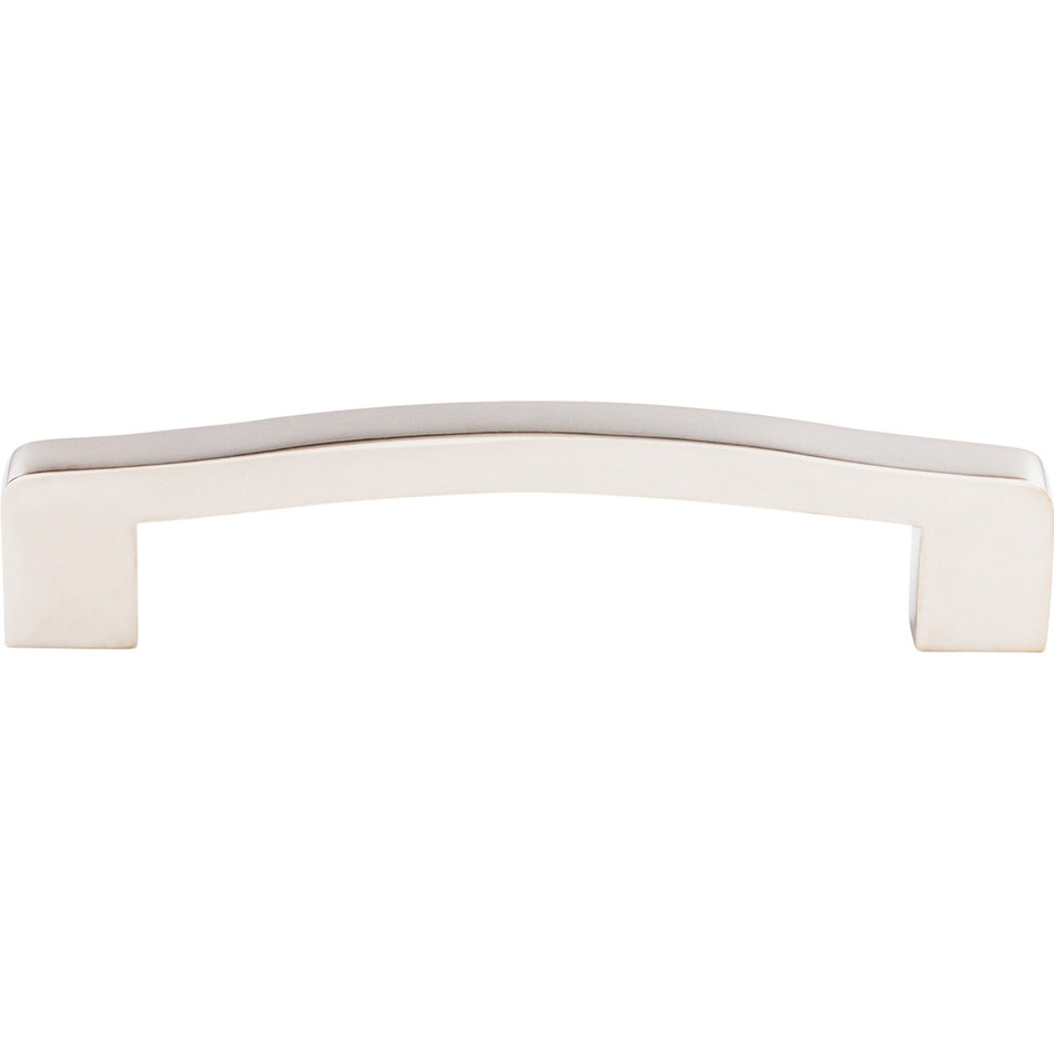 Top Knobs SS109: 5-1/16" cc Bar Cabinet Pull - Polished Stainless Steel