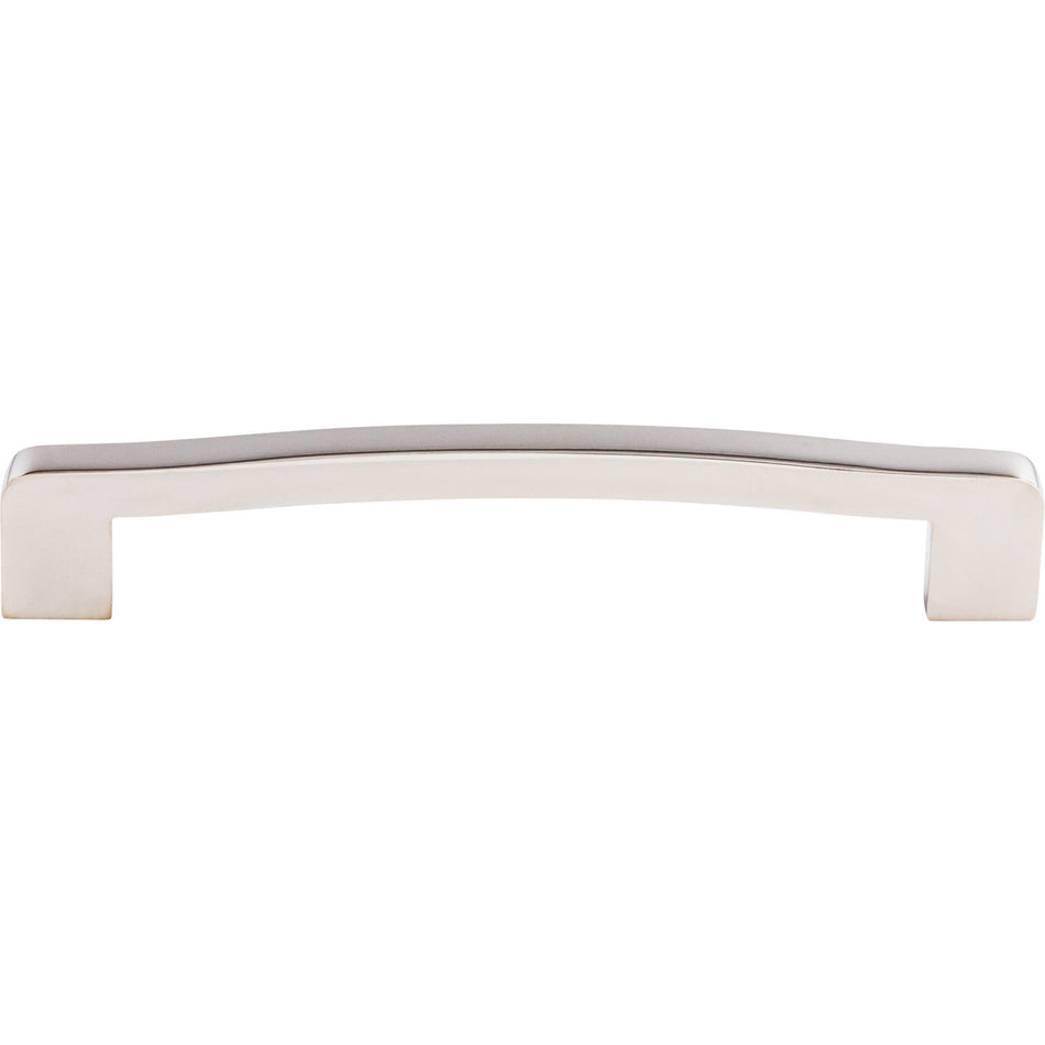 Top Knobs SS110: 6-5/16" cc Bar Cabinet Pull - Polished Stainless Steel