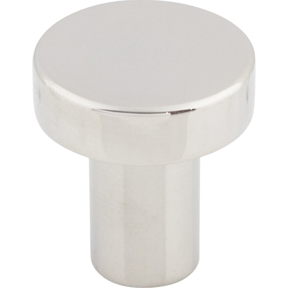 Top Knobs SS117: 13/16" Tapered Cabinet Knob - Polished Stainless Steel