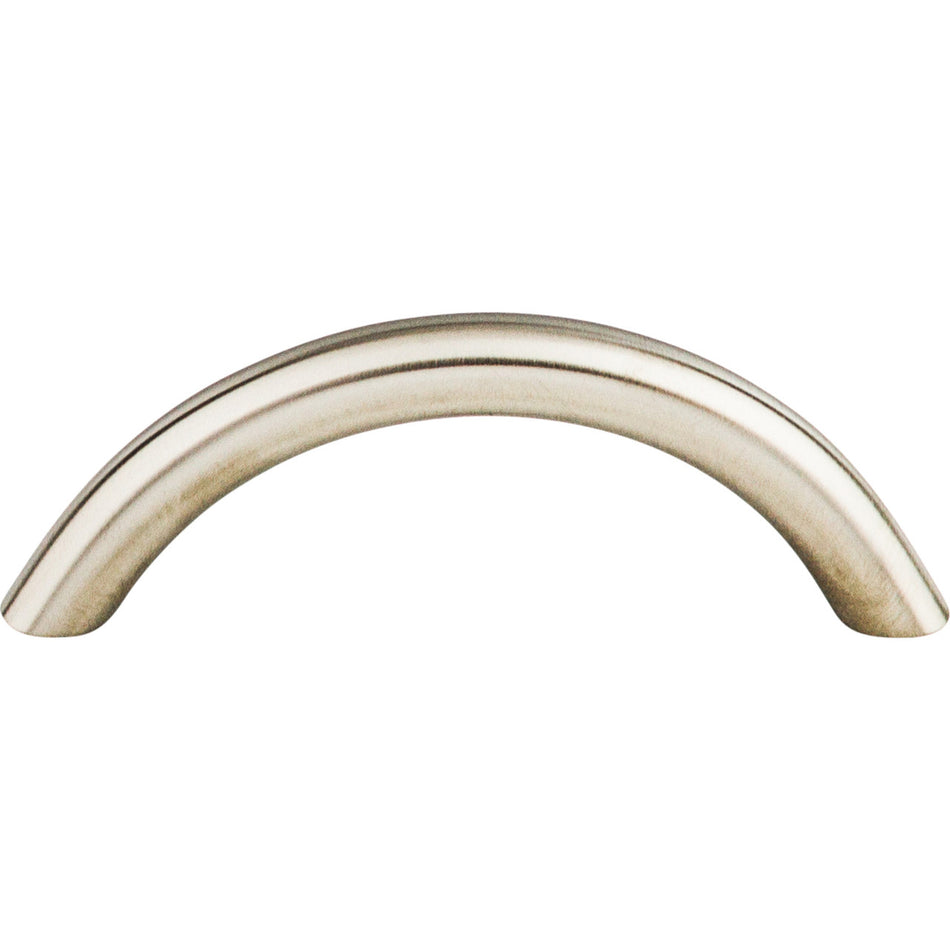 Top Knobs SS13: 3" cc Bowed Wire Cabinet Pull - Stainless Steel