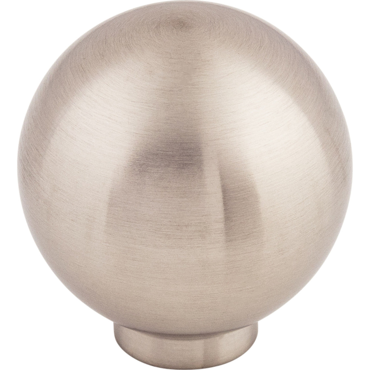 Top Knobs SS18: 1" Sphere Cabinet Knob - Stainless Steel