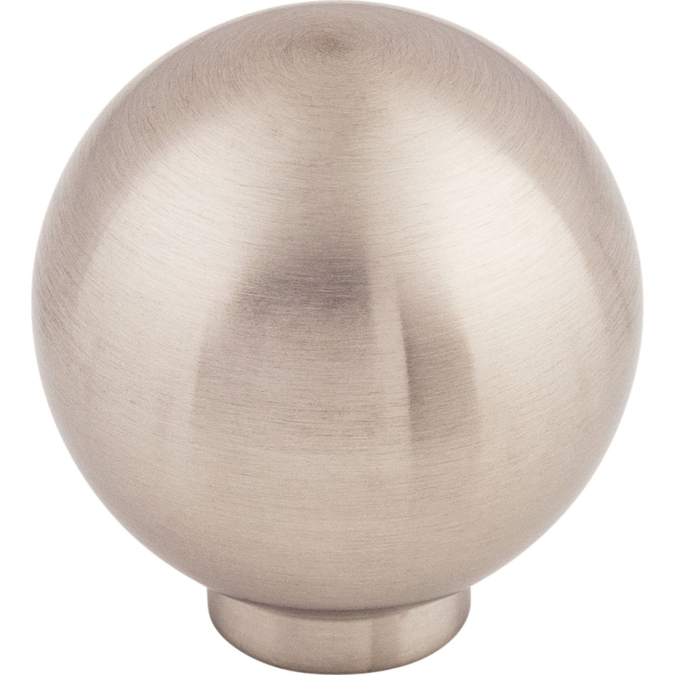 Top Knobs SS18: 1" Sphere Cabinet Knob - Stainless Steel