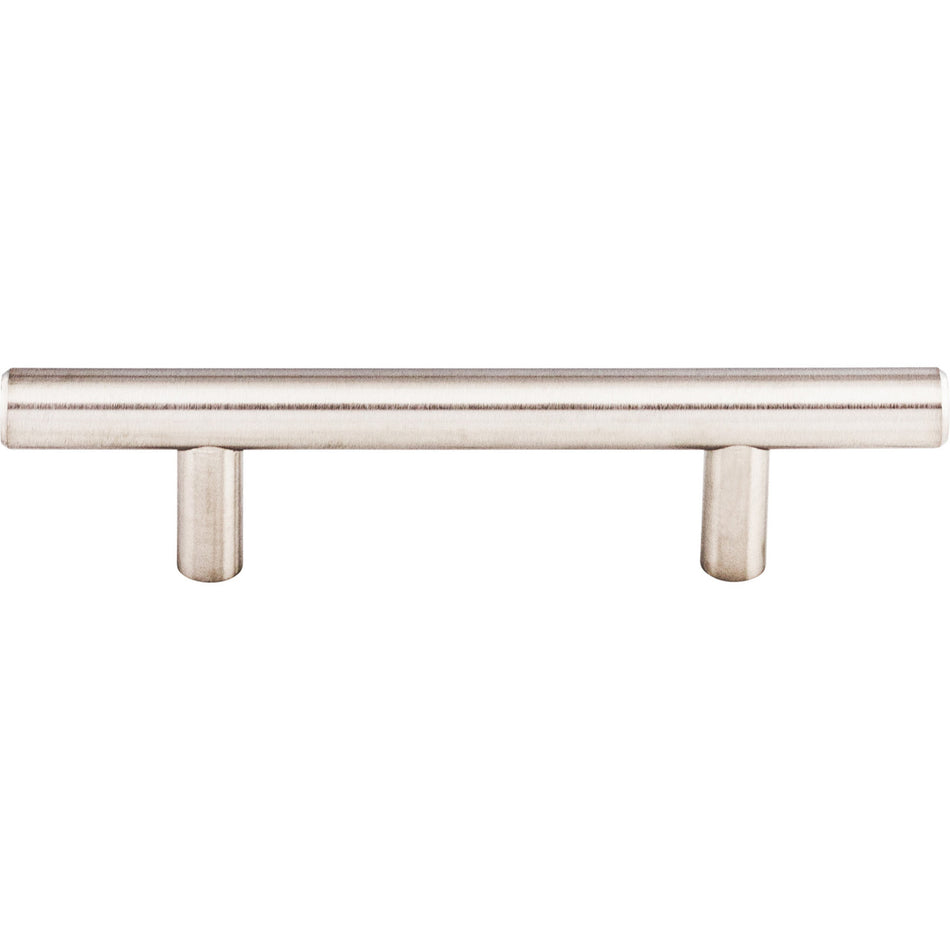 Top Knobs SS2: 3" cc Solid Round Bar Cabinet Pull - Stainless Steel