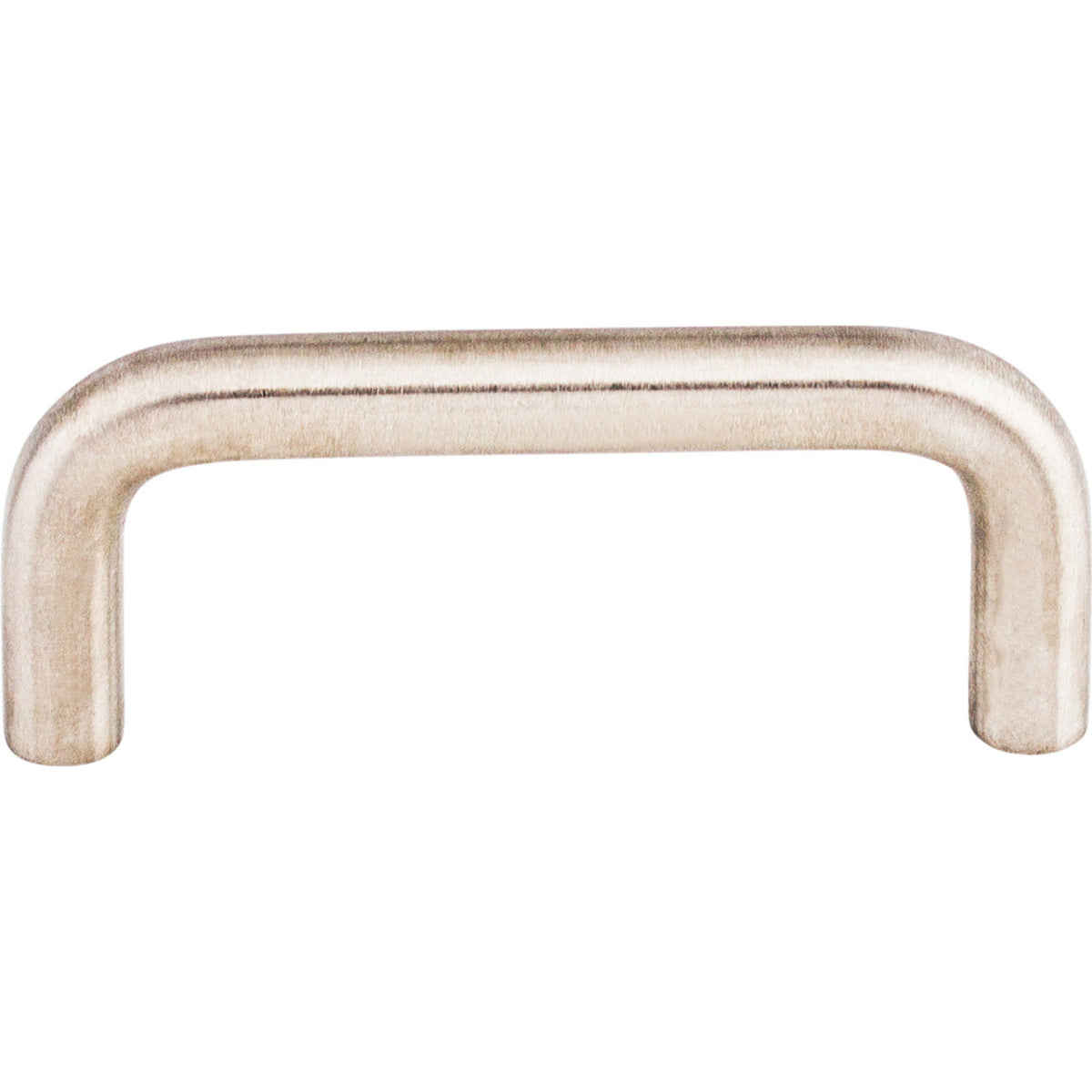 Top Knobs SS30: 3" cc Wire D-Handle Cabinet Pull - Stainless Steel