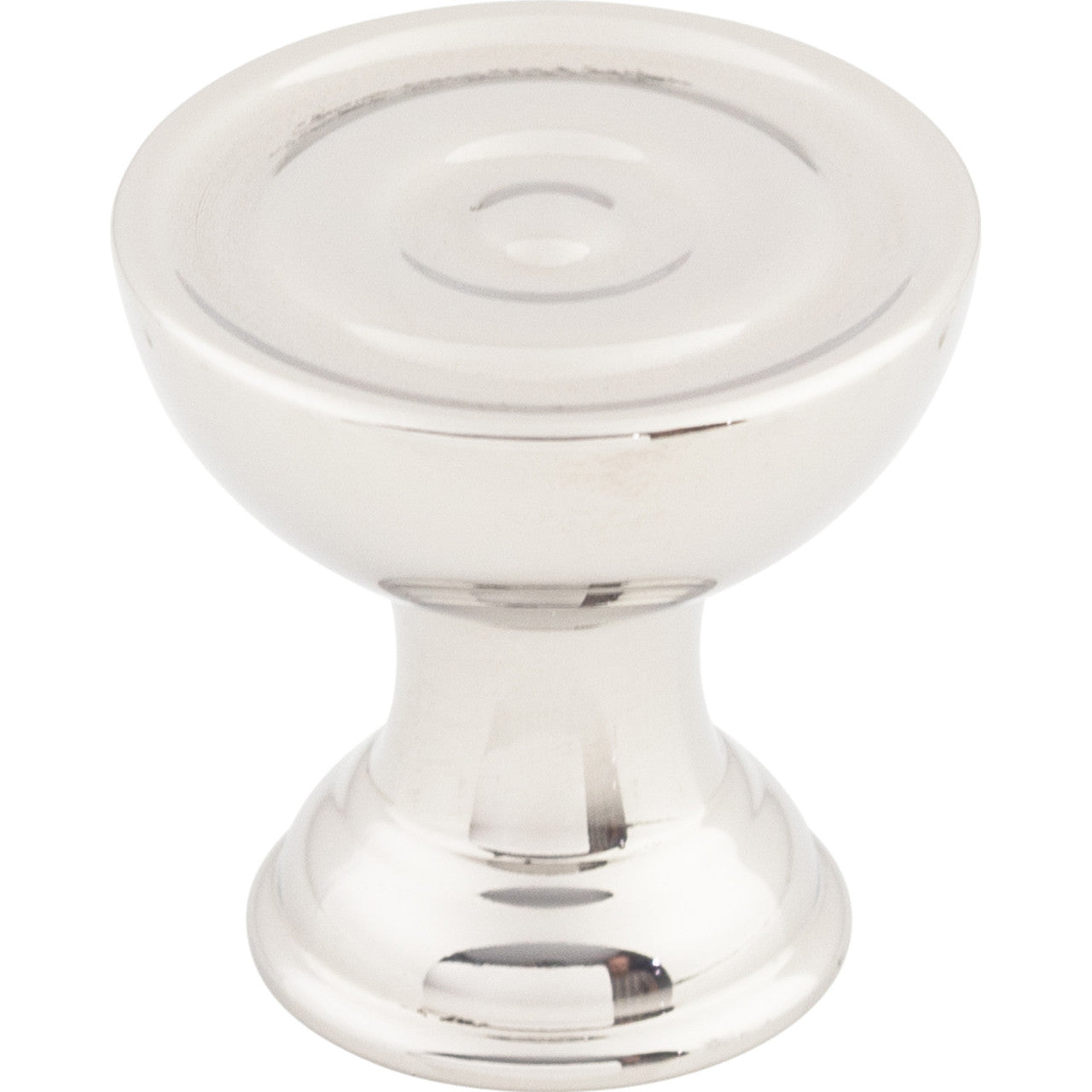 Top Knobs SS43: 1" Round Cabinet Knob - Polished Stainless Steel