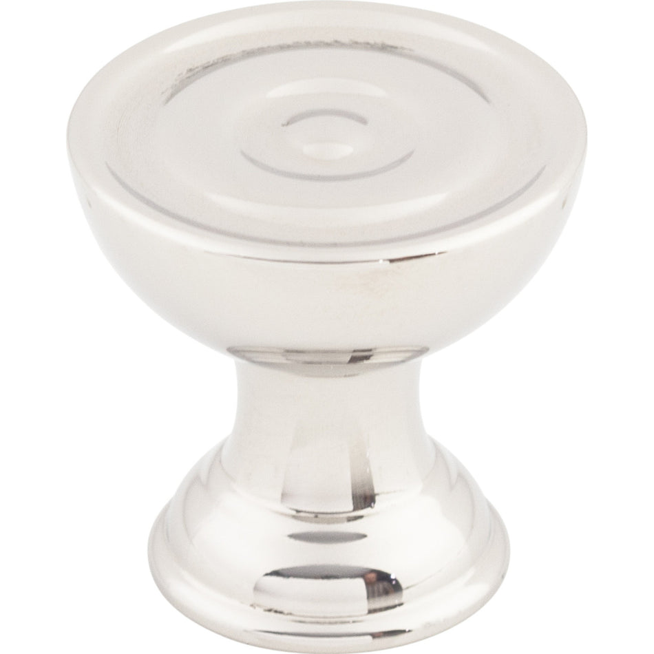 Top Knobs SS43: 1" Round Cabinet Knob - Polished Stainless Steel