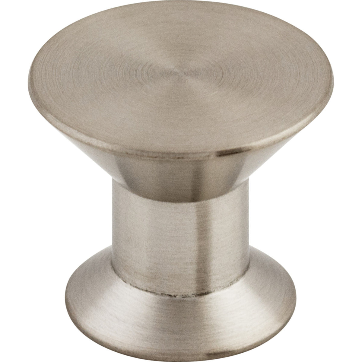 Top Knobs SS44: 1-3/16" Round Cabinet Knob - Stainless Steel