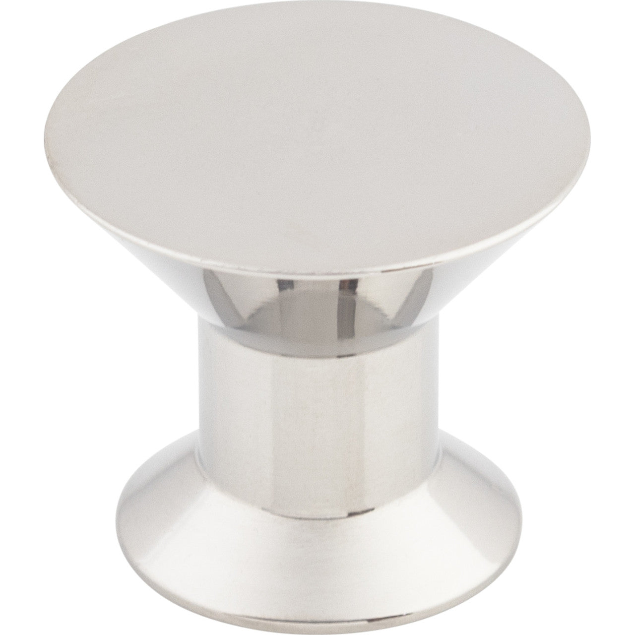 Top Knobs SS45: 1-3/16" Round Cabinet Knob - Polished Stainless Steel