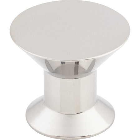 Top Knobs SS45: 1-3/16" Round Cabinet Knob - Polished Stainless Steel