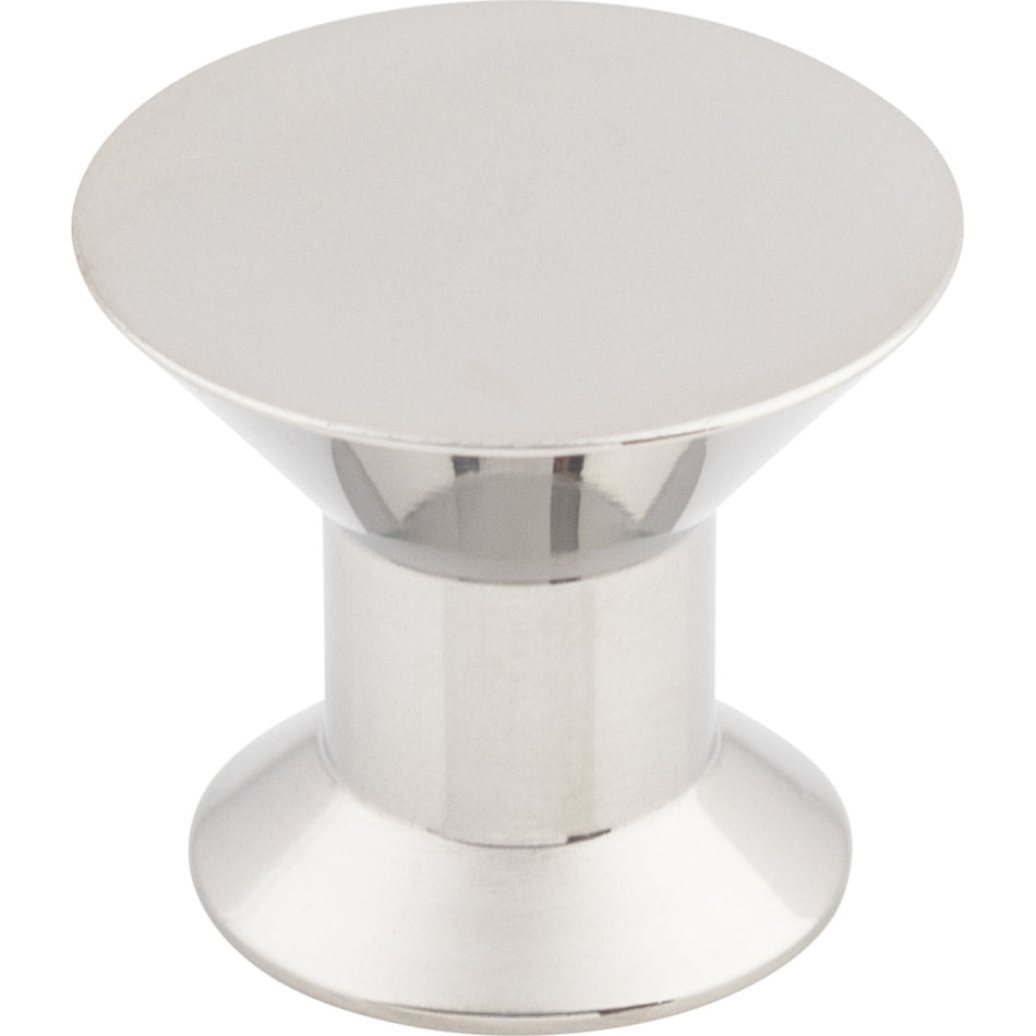 Top Knobs SS45: 1-3/16" Round Cabinet Knob - Polished Stainless Steel