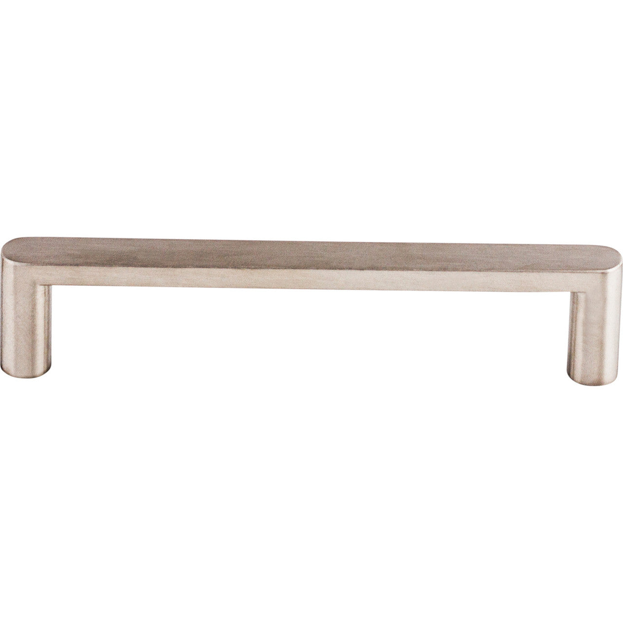 Top Knobs SS59: 5-1/16" cc Flat Bar Cabinet Pull - Stainless Steel