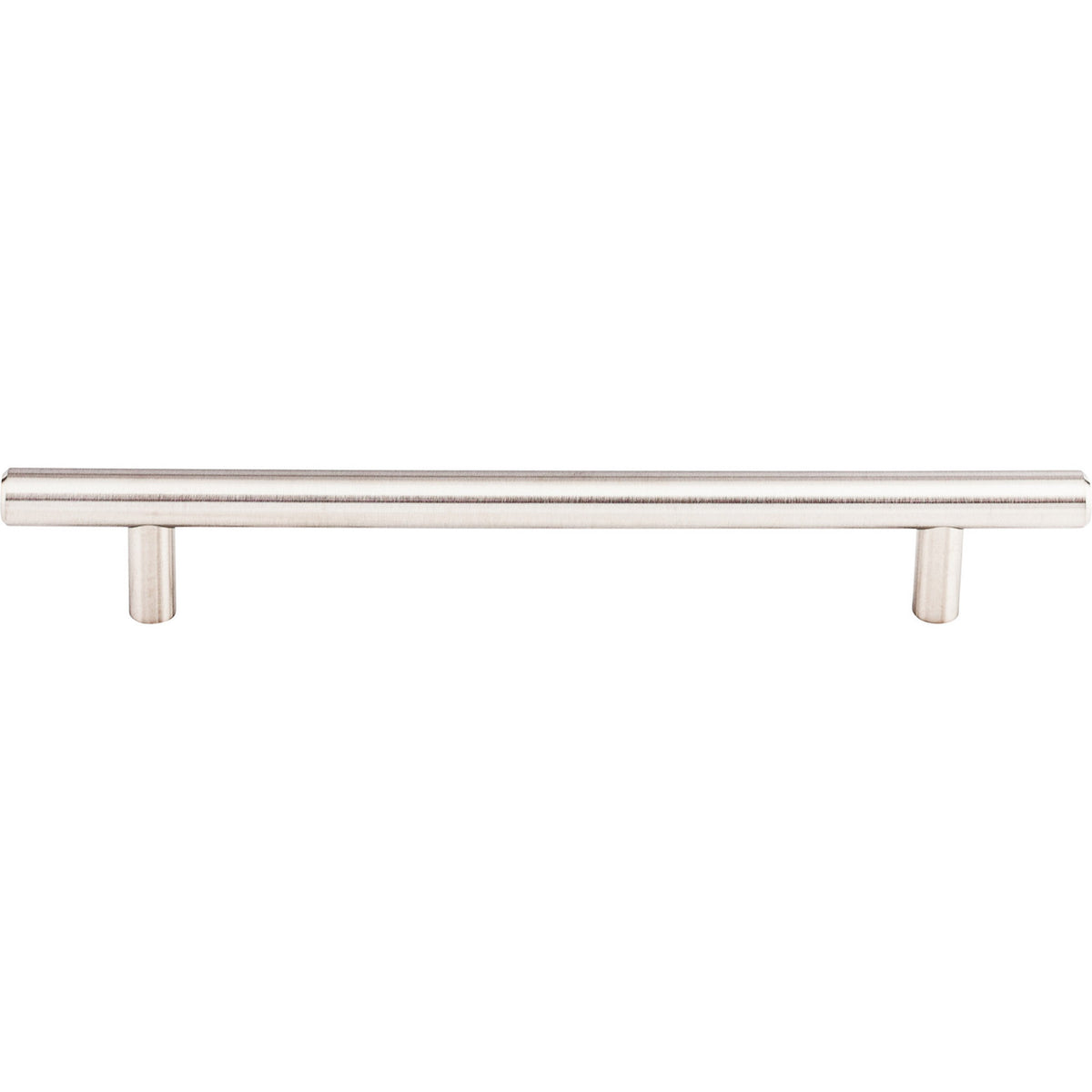 Top Knobs SS5: 6-5/16" cc Solid Round Bar Cabinet Pull - Stainless Steel
