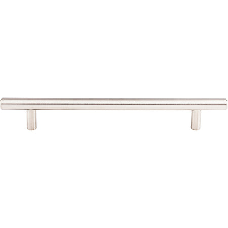 Top Knobs SS5: 6-5/16" cc Solid Round Bar Cabinet Pull - Stainless Steel