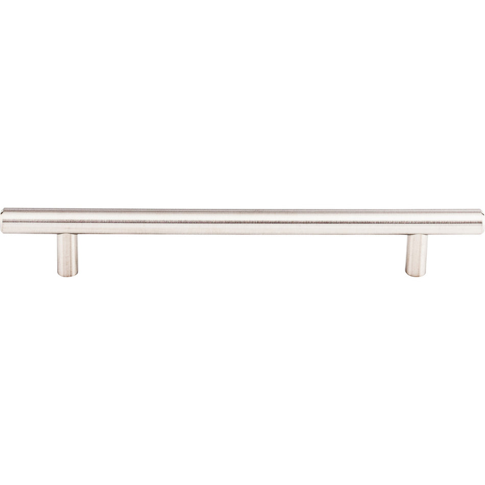 Top Knobs SS5: 6-5/16" cc Solid Round Bar Cabinet Pull - Stainless Steel
