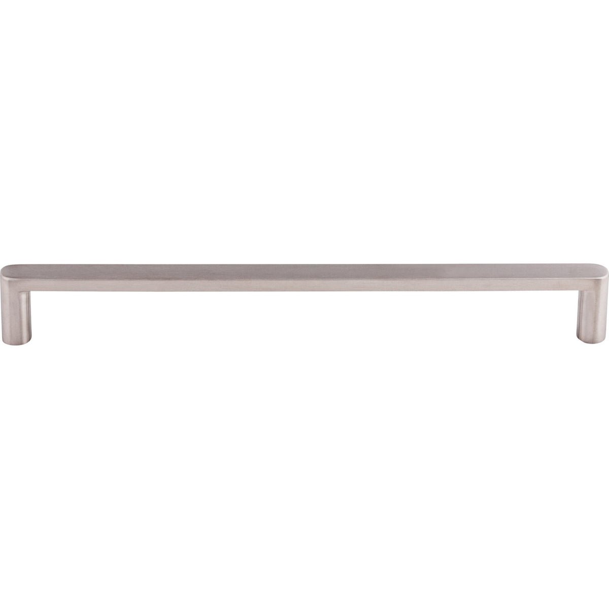 Top Knobs SS62: 8-13/16" cc Flat Bar Cabinet Pull - Stainless Steel