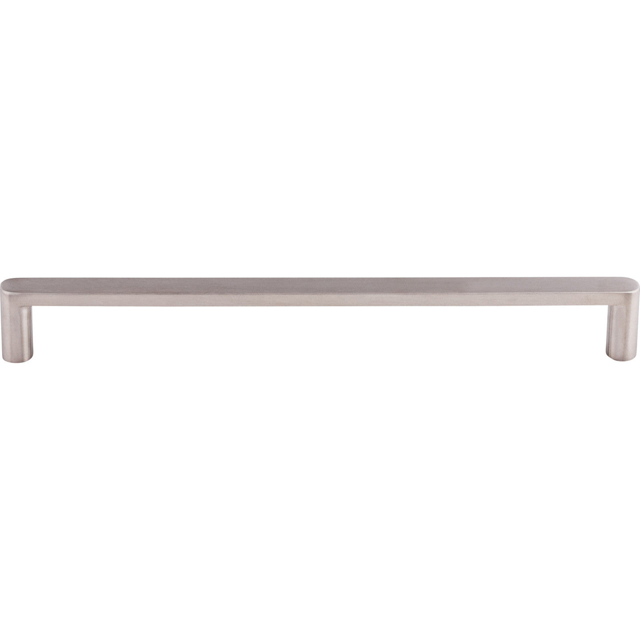 Top Knobs SS62: 8-13/16" cc Flat Bar Cabinet Pull - Stainless Steel