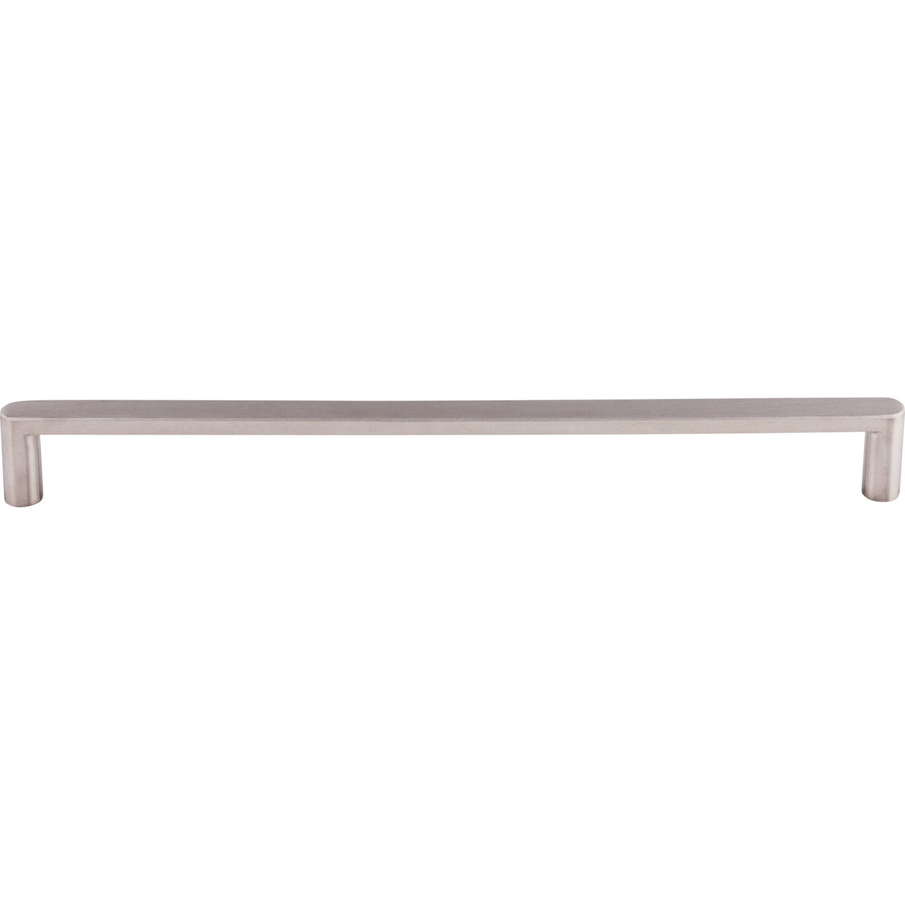 Top Knobs SS63: 10-1/16" cc Flat Bar Cabinet Pull - Stainless Steel