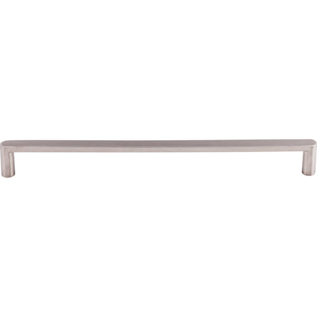 Top Knobs SS63: 10-1/16" cc Flat Bar Cabinet Pull - Stainless Steel