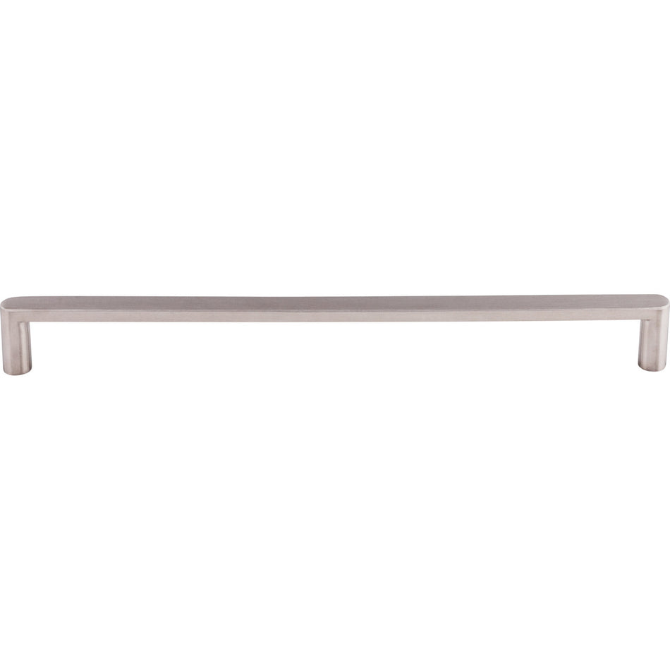 Top Knobs SS63: 10-1/16" cc Flat Bar Cabinet Pull - Stainless Steel