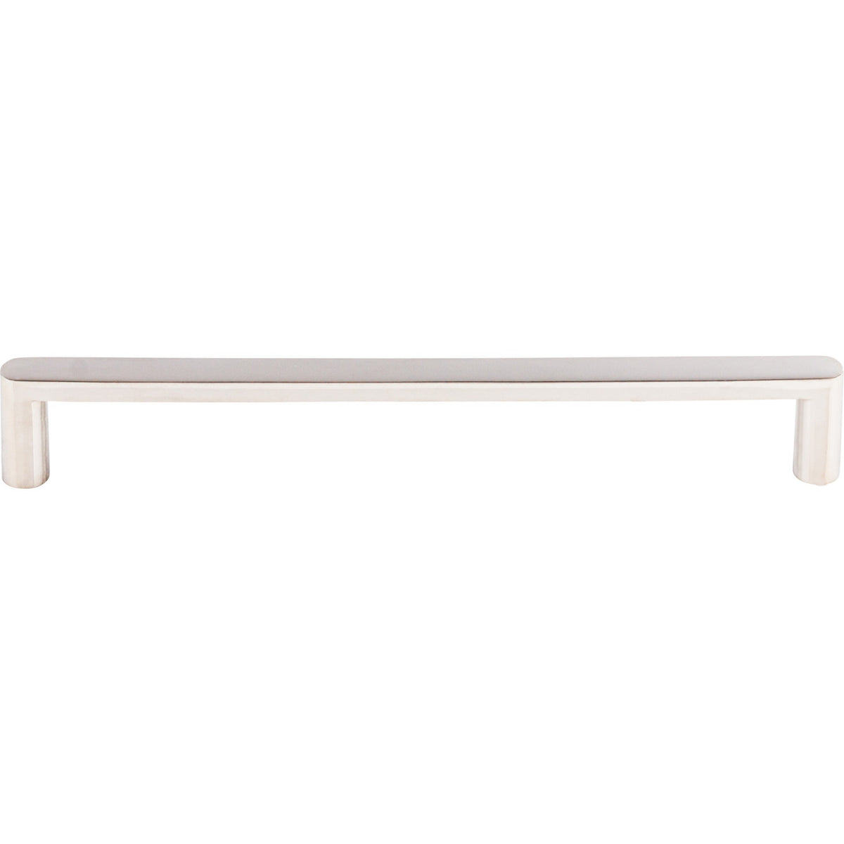 Top Knobs SS68: 7-9/16" cc Flat Bar Cabinet Pull - Polished Stainless Steel